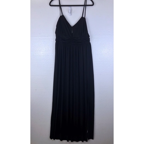 topshop black prom dress